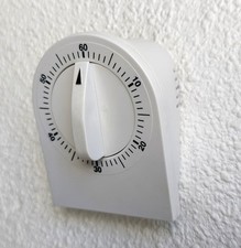 TFA Dostmann analoger Küchentimer Eieruhr Küchenuhr Küchentimer weiß aufziehen