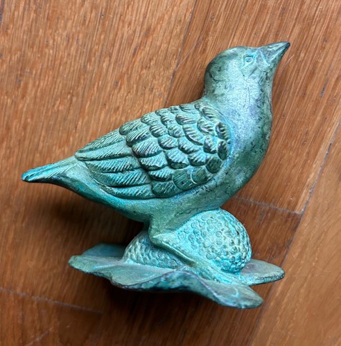 Vogel klein skulptur bronze - klein,
