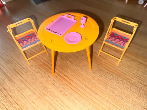 Barbie camping möbel tisch - camping,