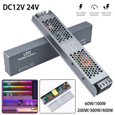 12V 24V 60W-400W LED Trafo Netzteil Schaltnetzteil Netzteil Transformator Driver