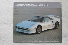 32B 664 Ferrari KOENIG specials Ferrari 308 GTS 308 GTB turbo Prospekt Brochure