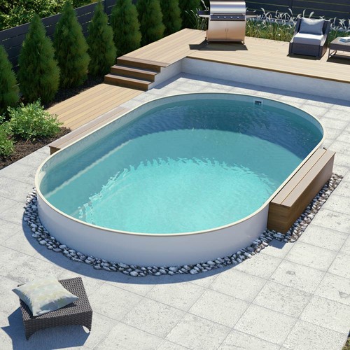 Xxl ovalpool stahlwandbecken - ovalpool,