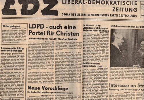 Ddr zeitung ldz - ddr, saale