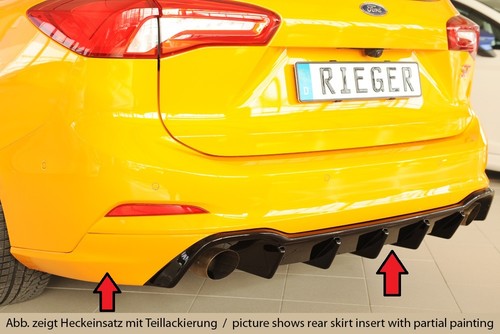Rieger heckeinsatz ford focus - heckeinsatz,