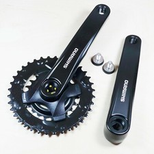 Shimano FC-MT101-2 Kurbel 2-fach 36 22 Zähne 9 fach Kurbellänge 170 mm schwarz