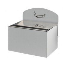 VAR Ascher WH 9 Wandascher Wandaschenbecher Stahlblech mit Schild v. Farben