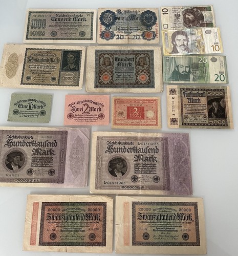 Konvolut lot banknoten - konvolut,