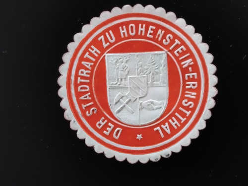 Siegelmarke der stadtrath - siegelmarke,