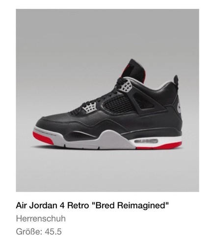 Air jordan retro bred - jordan, 4