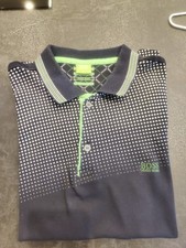 Hugo Boss Poloshirt, Dunkelblau M Green Label Herren Baumwolle