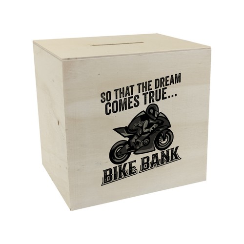 Bike bank spardose aus - bank,