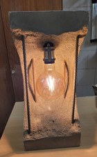 Designer Betonlampe Lampe LED Beton Leuchte Licht Industrie Weihnachtsgeschenk