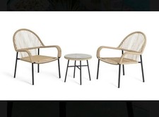 Habitat Java 2-Sitzer Metall Garten Bistro Set. 