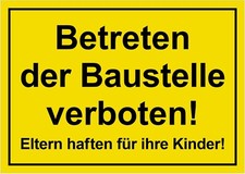 ☆ Schild - Betreten der