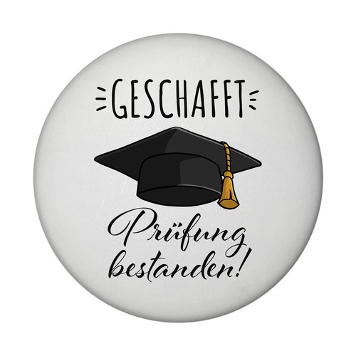 Doktorhut magnet rund mit - doktorhut,