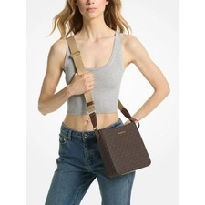 Michael Kors Tasche Bag Umhängetasche Jet Set Travel SM NS Xbody braun