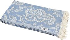 Hamamtuch Floral Paisley blau