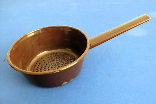 Altes ddr emaille sieb - altes,