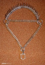 Araber Showhalfter, Pferdeschmuck, orig. ägypt. Halbmondkette, silber