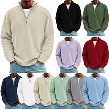 Cord Sweatshirts Herren Solide