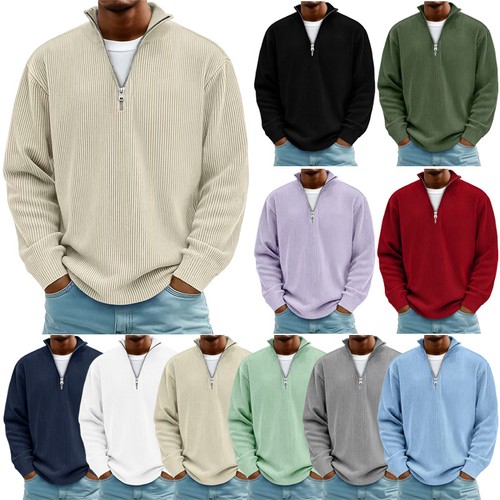 Cord sweatshirts herren solide - cord,