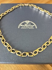 Boccia Titanium Kette Damen Collier Titan, Teil- Goldplattiert