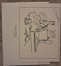 Yoko Ono Autogramm auf