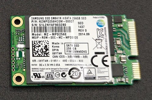 Samsung 256gb msata ssd - msata,