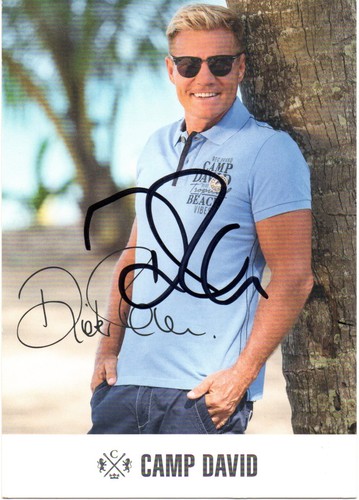Dieter bohlen autogramm karte - bohlen,