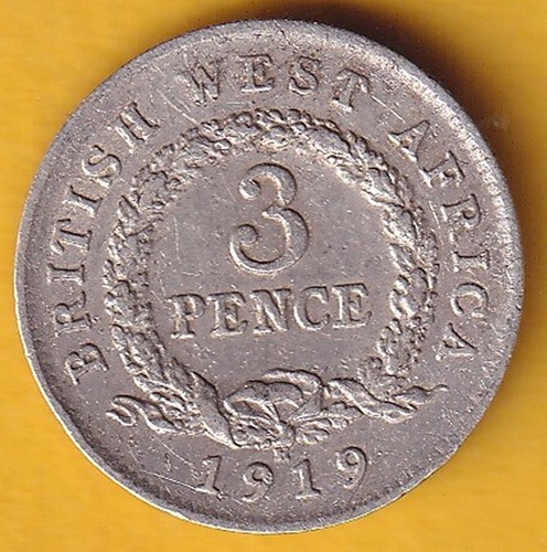 Britisch westafrika 3 pence - 3,