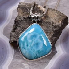 Larimar Anhänger, 925er