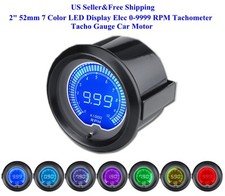 US 2" 52mm 7 Color LED Display