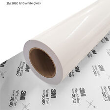 33,94€/m² Autofolie Weiß Glänzend 3M 2080 G10 Car Wrapping 152cm x Meterware