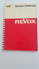 Original REVOX A76 Service-Anleitung - BA001000