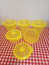 Tupperware * Bungee #1 * 2 x 500 ml + 3 x 800 ml * Schüssel mit Deckel * gelb