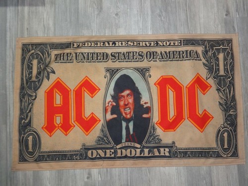 Dc posterflagge fahne - ac-dc, ac/dc