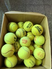 70 GEBRAUCHTE TENNISBÄLLE im Markenmix Head, Wilson, Dunlop  used tennis balls