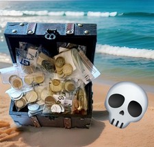 Münzen Konvolut Schatzkiste Schatztruhe Captain Flints Piratenschatz über 150 St