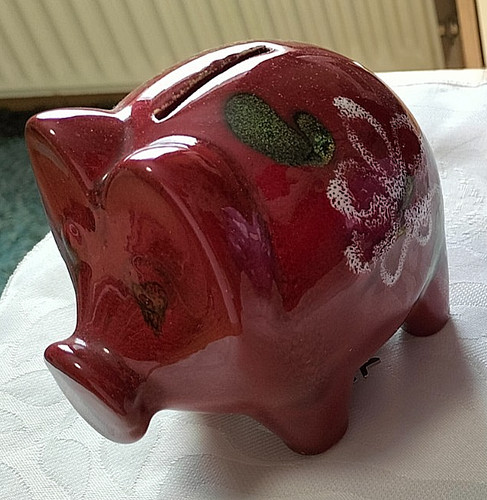 Sparschwein neu 11x8x10cm - sparschwein,