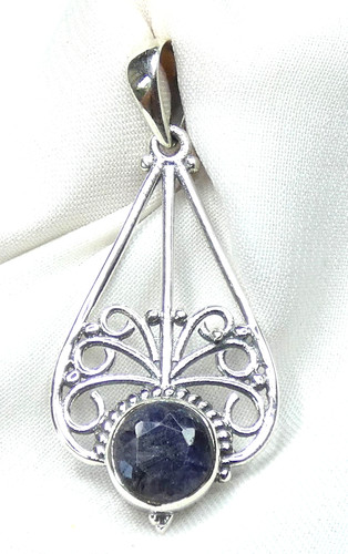 Saphir anhänger 925 - anhänger,