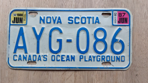 Nummernschild kanada nova - nummernschild,