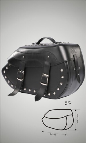 Satteltaschen seiten leder - seiten-,