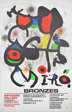 Miro, Bronzes. Hayward Gallery. 1972. Plakat, Farblithografie.