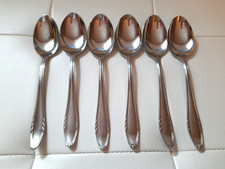 DDR - Smalcalda Besteck  6 Kaffeelöffel - Teelöffel  Motiv :  Ähre /Kornähre