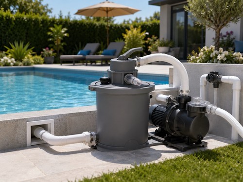 Pool filteranlage manometer - pool,