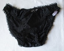 DDR Dessous Slip schwarz
