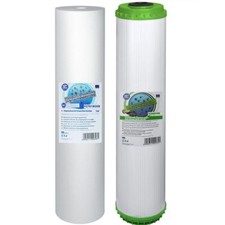 Aquafilter 2 Stufen HMA Schwermetall Reduktion Wasserfilter 20 Zoll Big Blue BB Jumbo