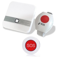 Notrufknopf für Senioren mit Notruf Armband Alarmierungssender Hausnotruf Alarm