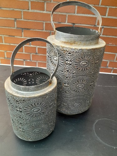 Metall laternen - ,