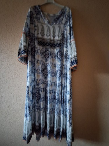 Sommerkleid italy mode blau - ,italy,